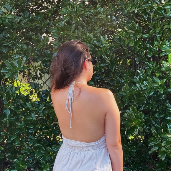 Urban Renewal Linen Halter Neck Dress - Picture 5 of 11